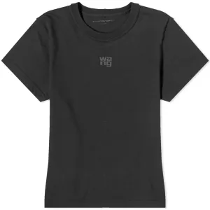 Alexander Wang Essential Shrunken T-shirt, black