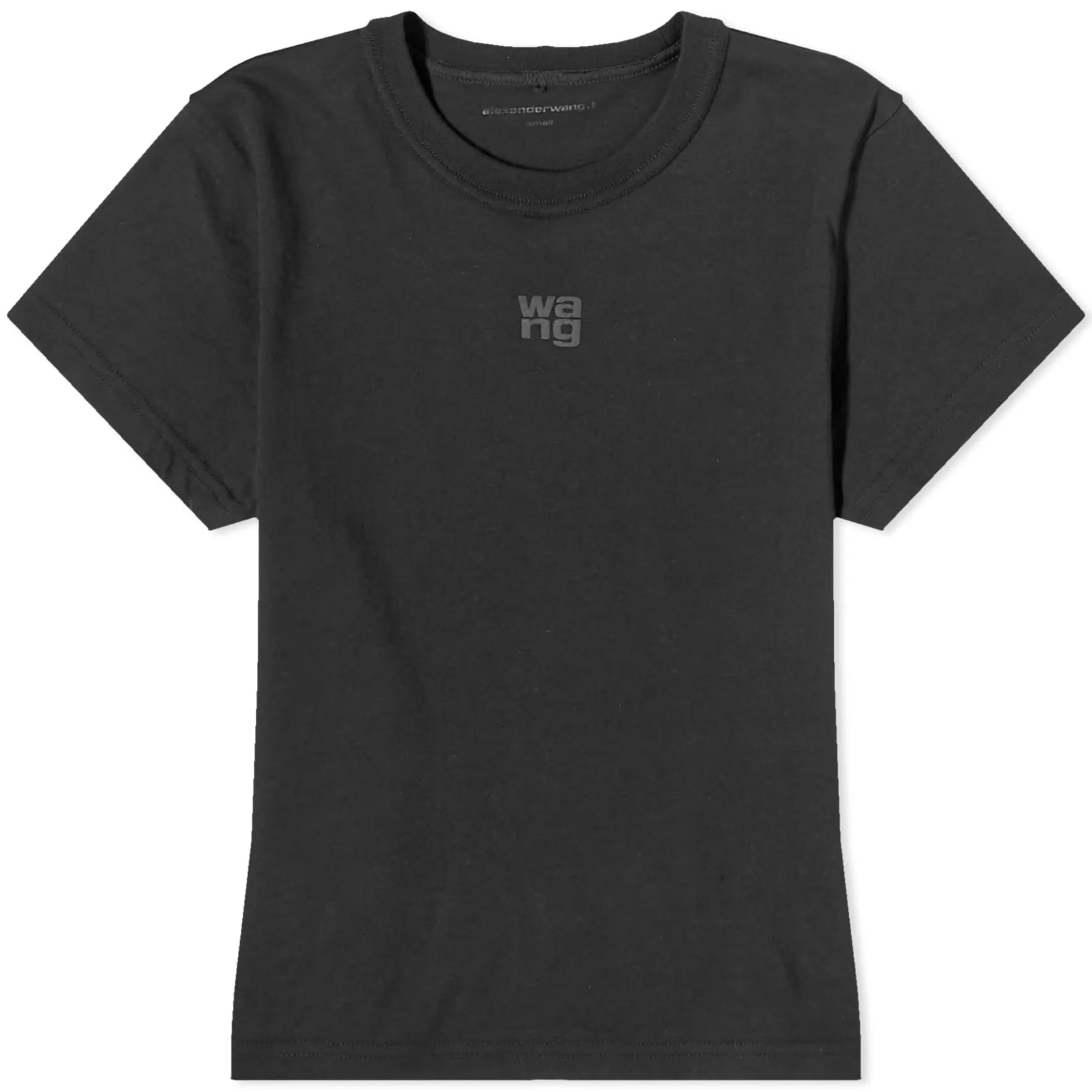 Alexander Wang Essential Shrunken T-shirt, black