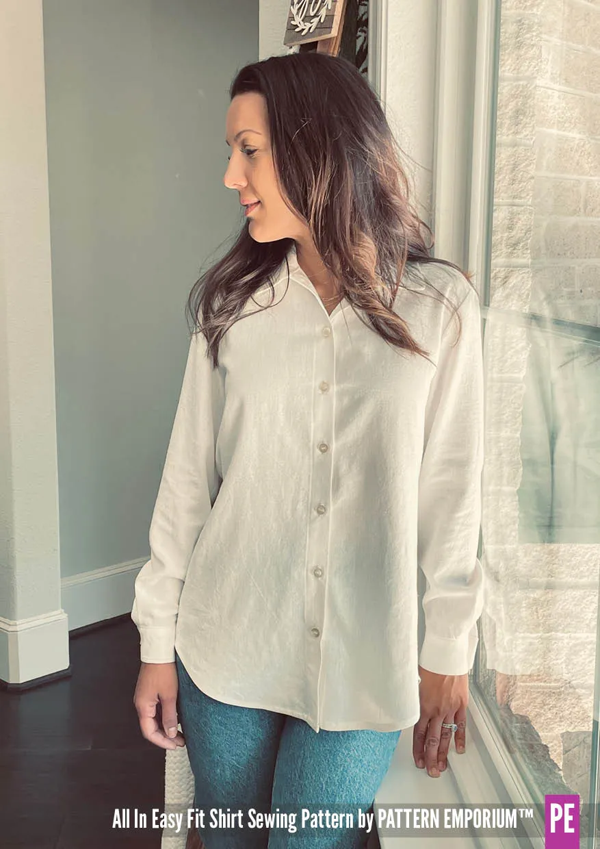 All In | Button Up Shirt Sewing Pattern