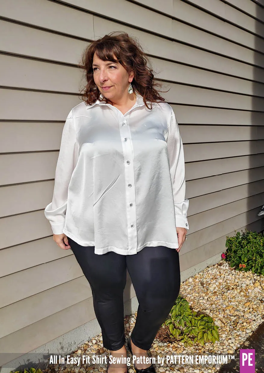 All In | Button Up Shirt Sewing Pattern