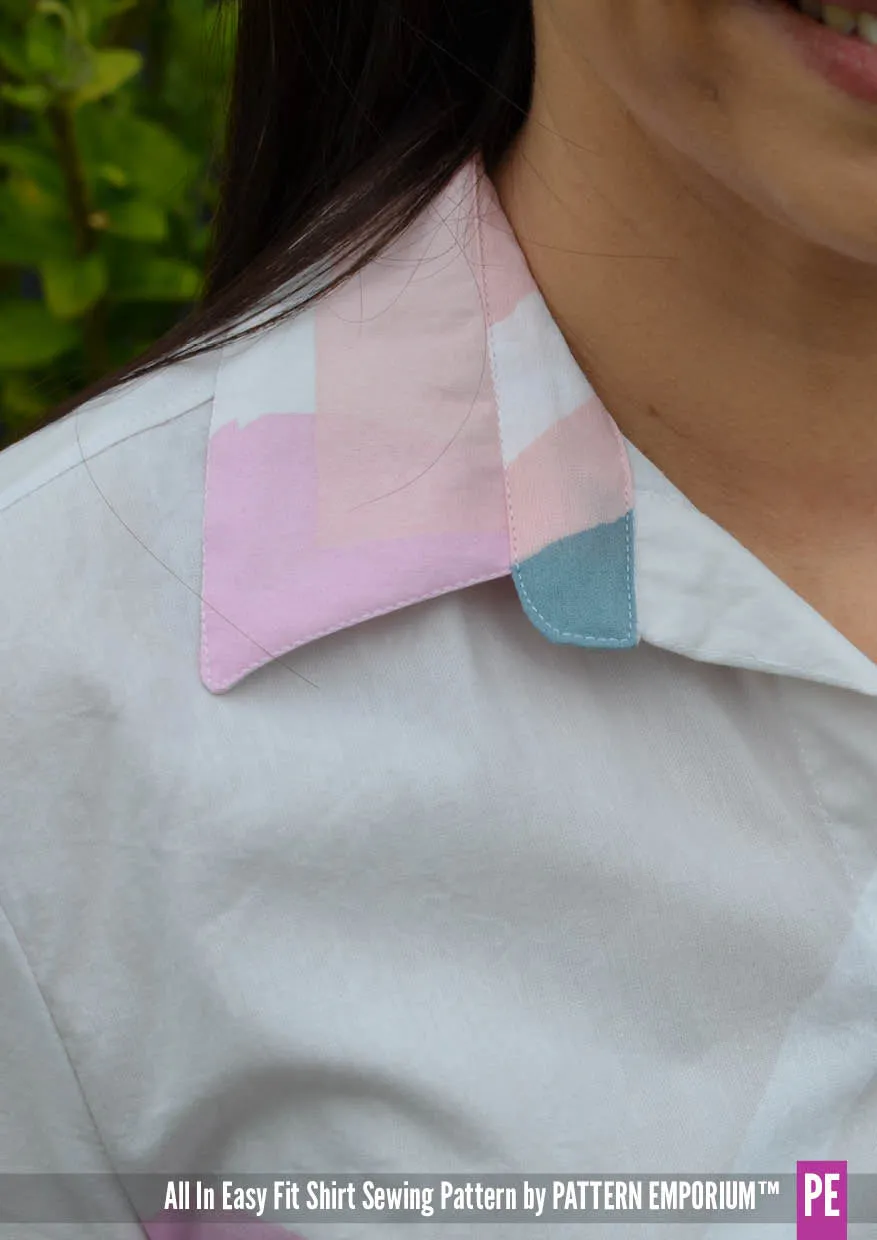 All In | Button Up Shirt Sewing Pattern