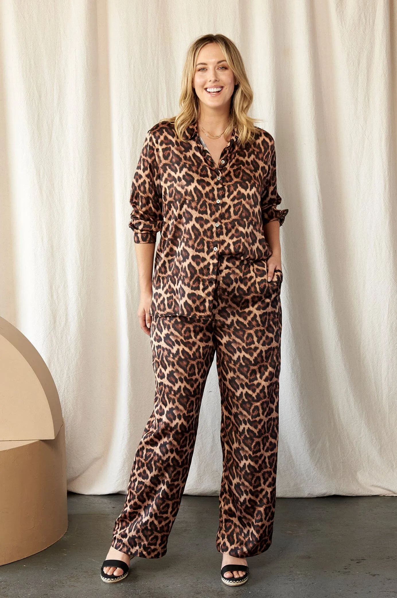 Anika Animal Print Pants