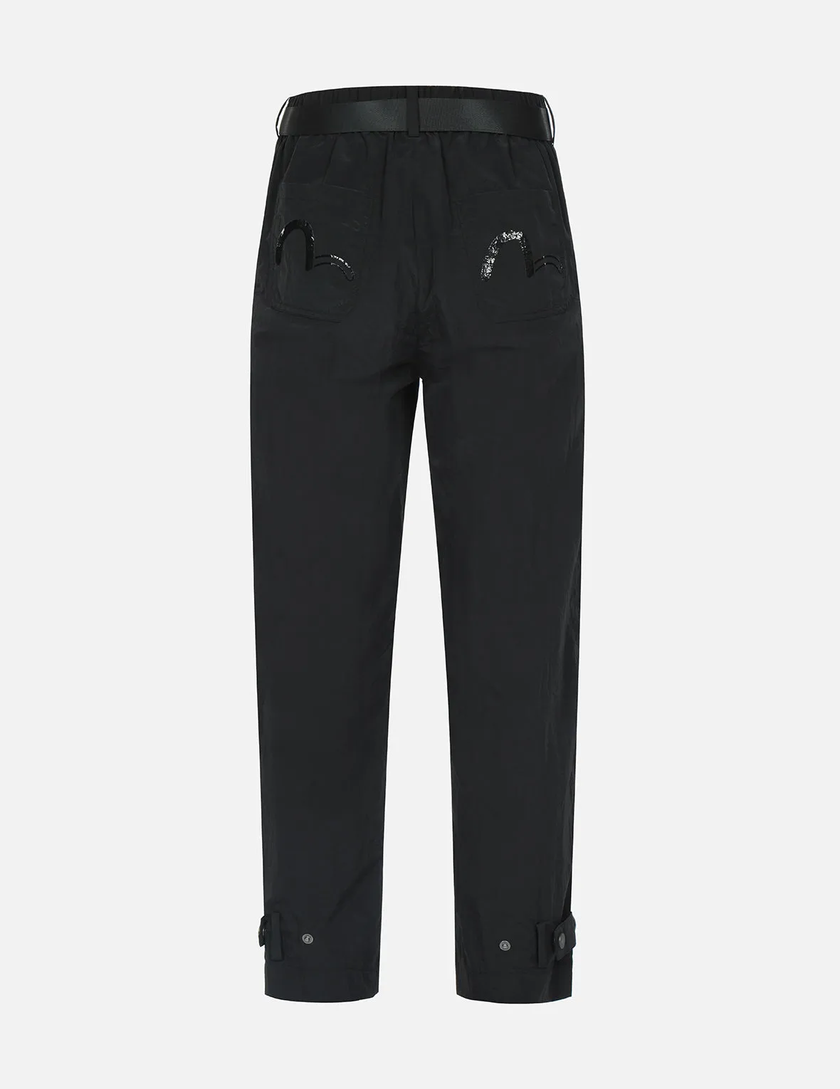 Belted Cuff Tapered Pants