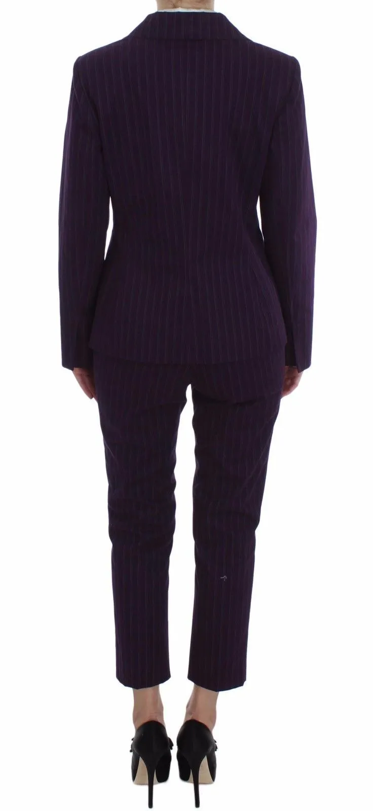 BENCIVENGA Elegant Striped Pant & Blazer Suit