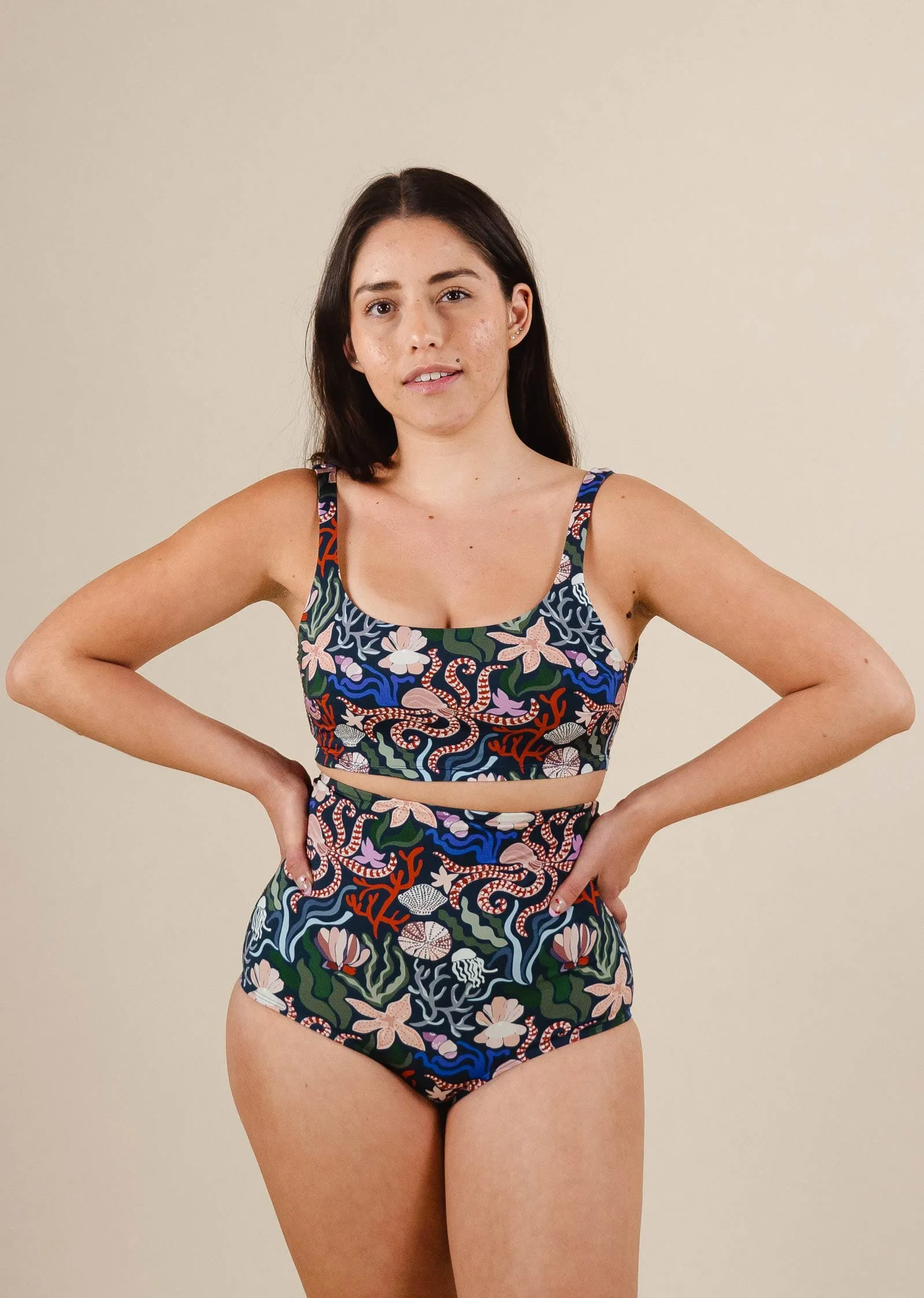 Bermudes Oceana Extra High Waist Bikini Bottom