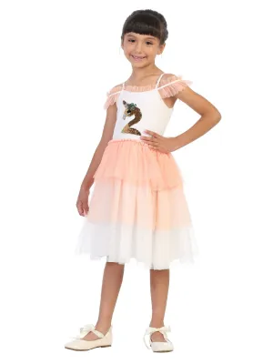 Big Girls Coral Flip Sequin Flamingo Corn Birthday Tutu Dress 8-12