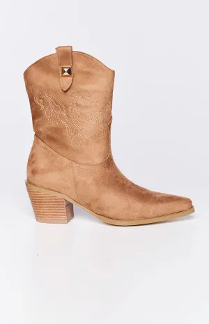 Billini Darla Tan Cowboy Boots