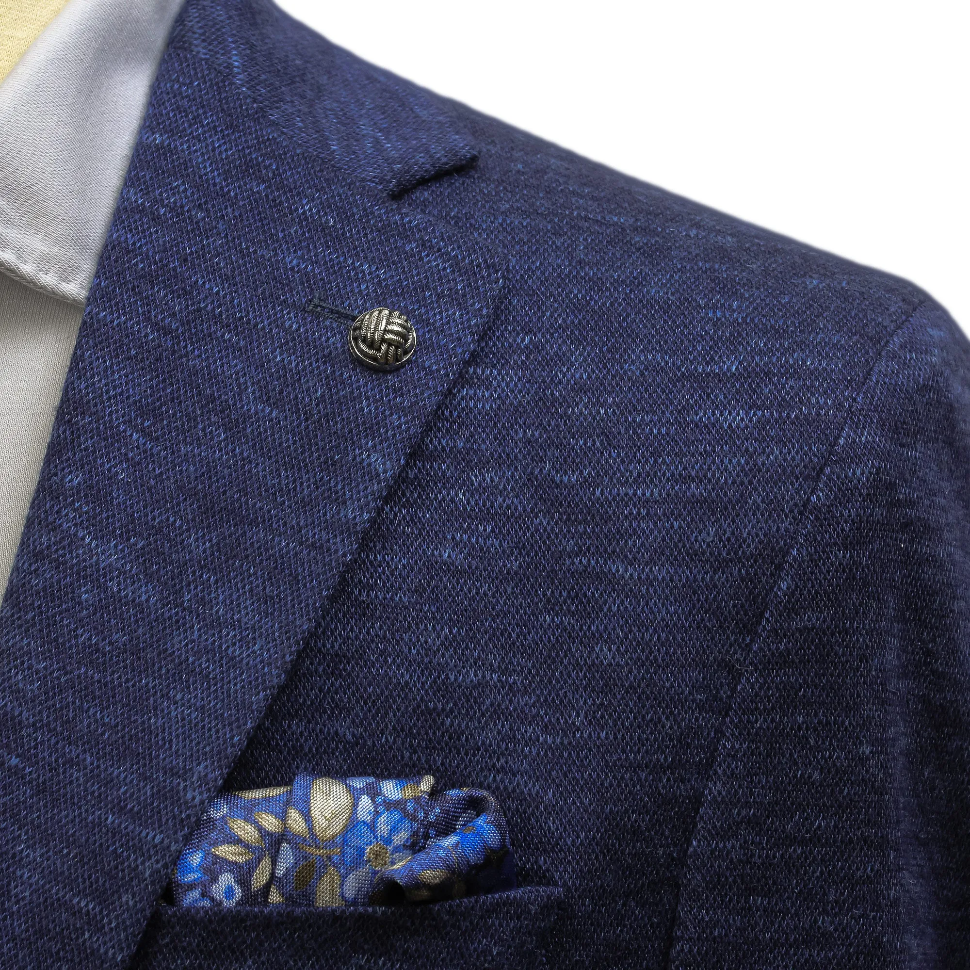 Blue Wool-Silk-Linen Comfortwear Hartford Contemporary Fit Sport Jacket - Jack Victor