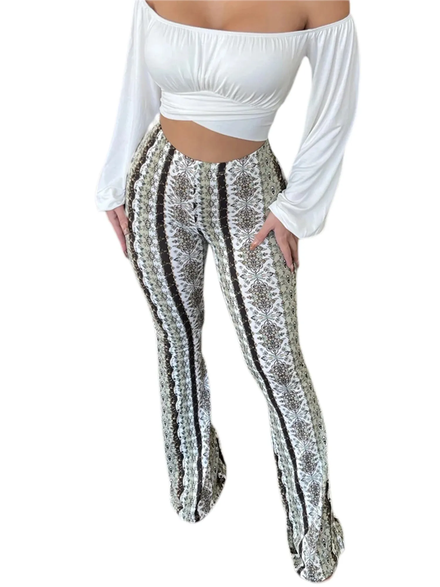 Boho Flare Tribal Pants