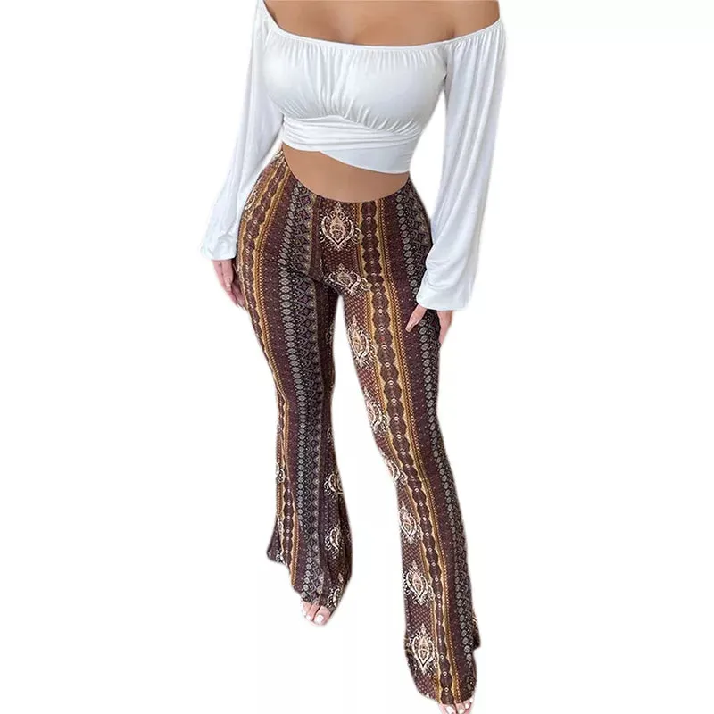 Boho Flare Tribal Pants