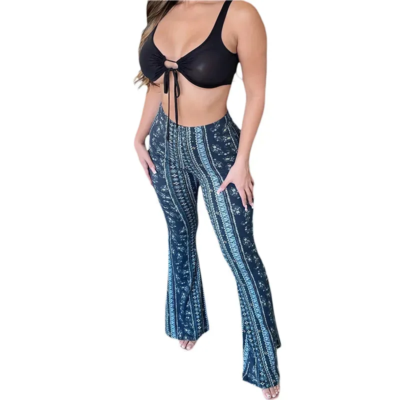 Boho Flare Tribal Pants