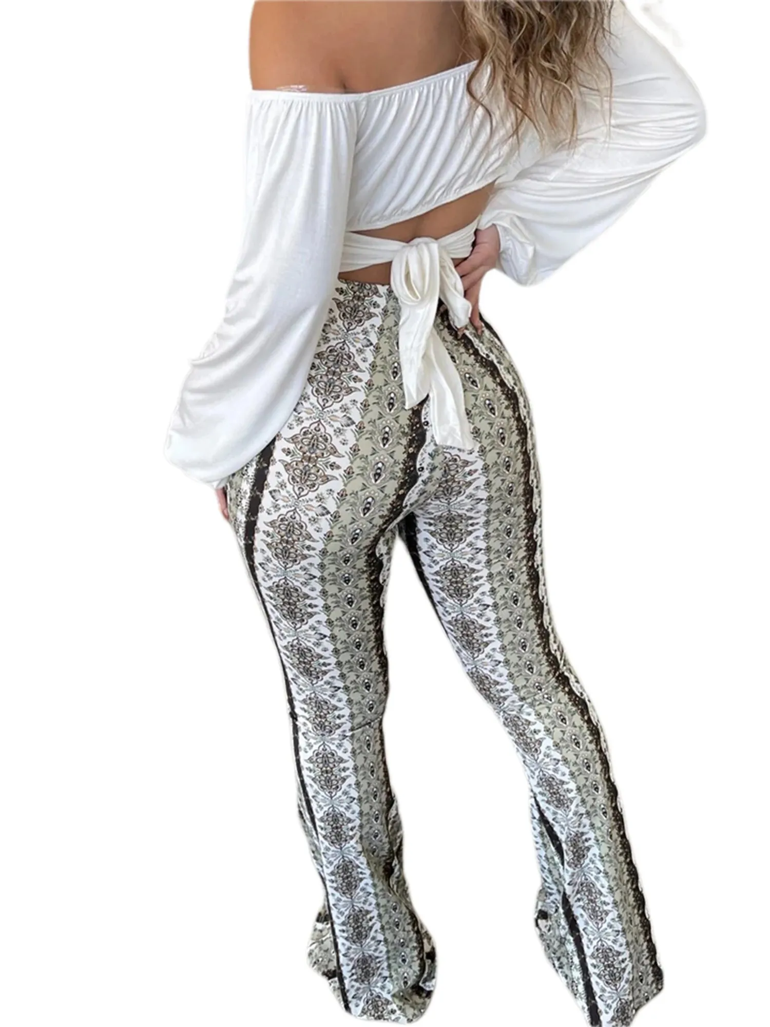 Boho Flare Tribal Pants