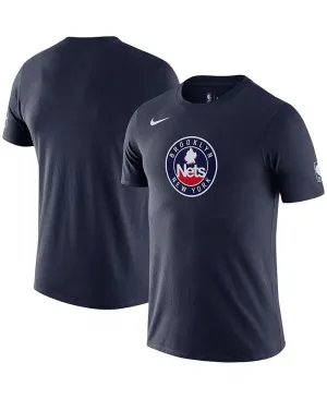 Brooklyn Nets 2021/22 City Edition Essential Logo Performance Nike Men's Navy T-Shirt, Blue