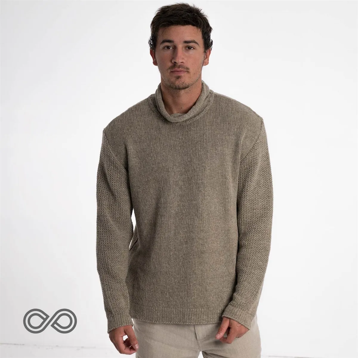 BRUGES 100% Organic Belgian Linen Heritage Sweater (Unisex)