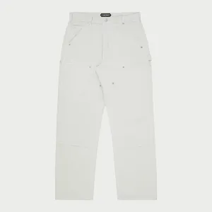 Classic Canvas Double Knee (White)