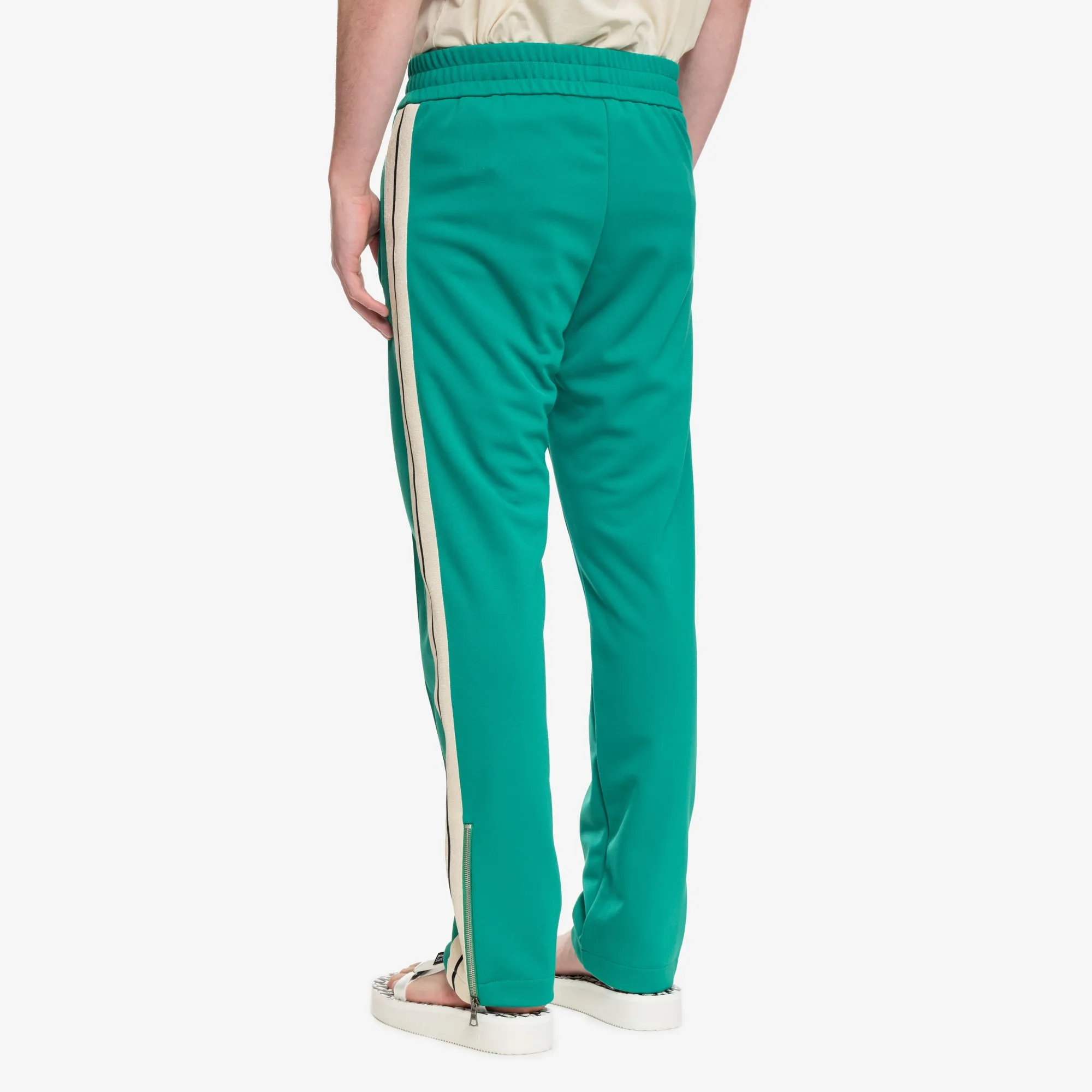 Classic Logo Green Track Pants