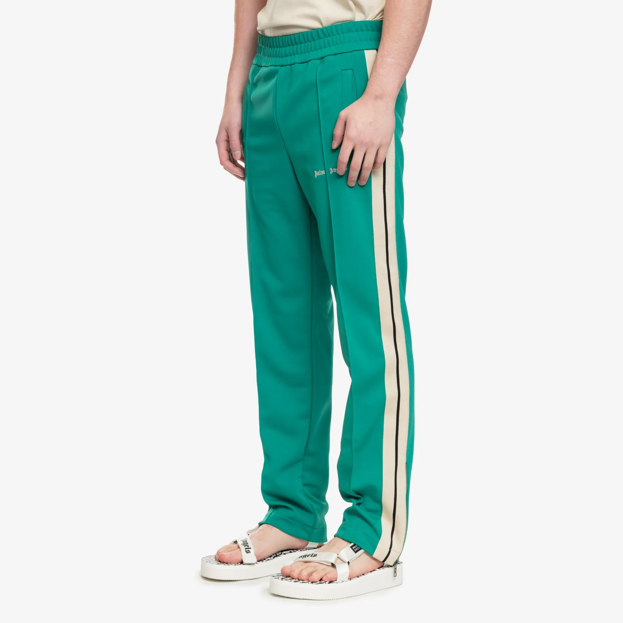 Classic Logo Green Track Pants