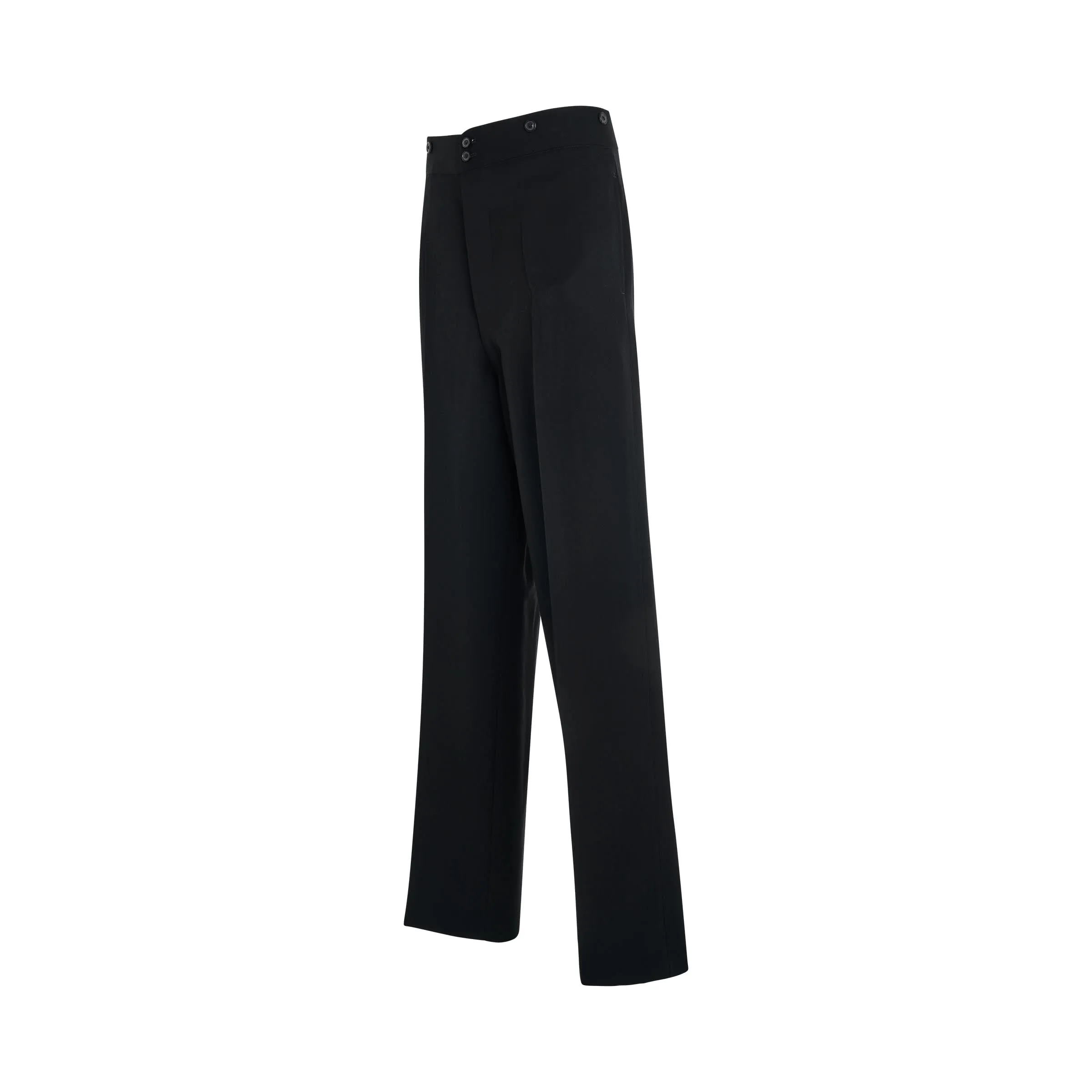 Classic Wool Pants in Black