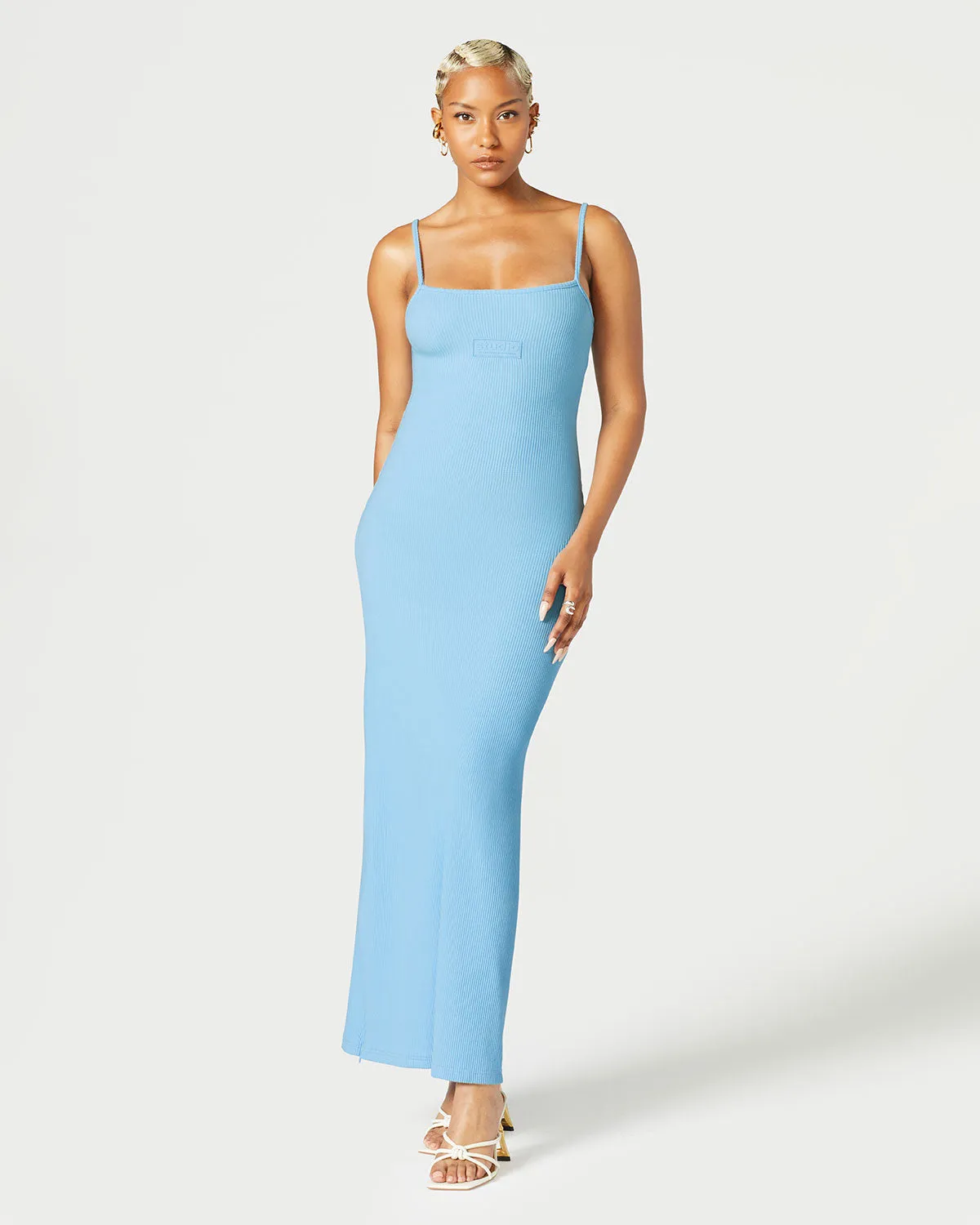 Convertible Slit Maxi Dress