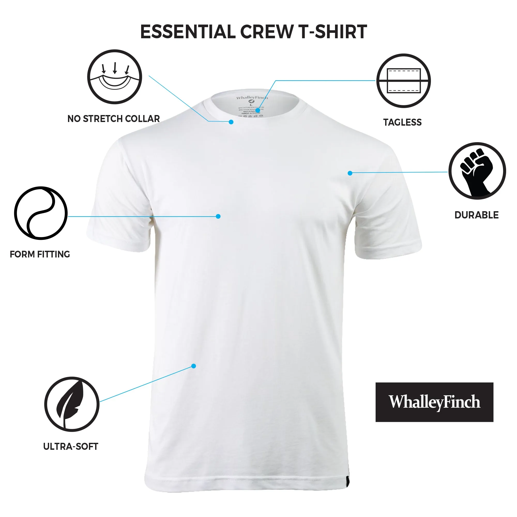 Essential Crew White T-Shirt