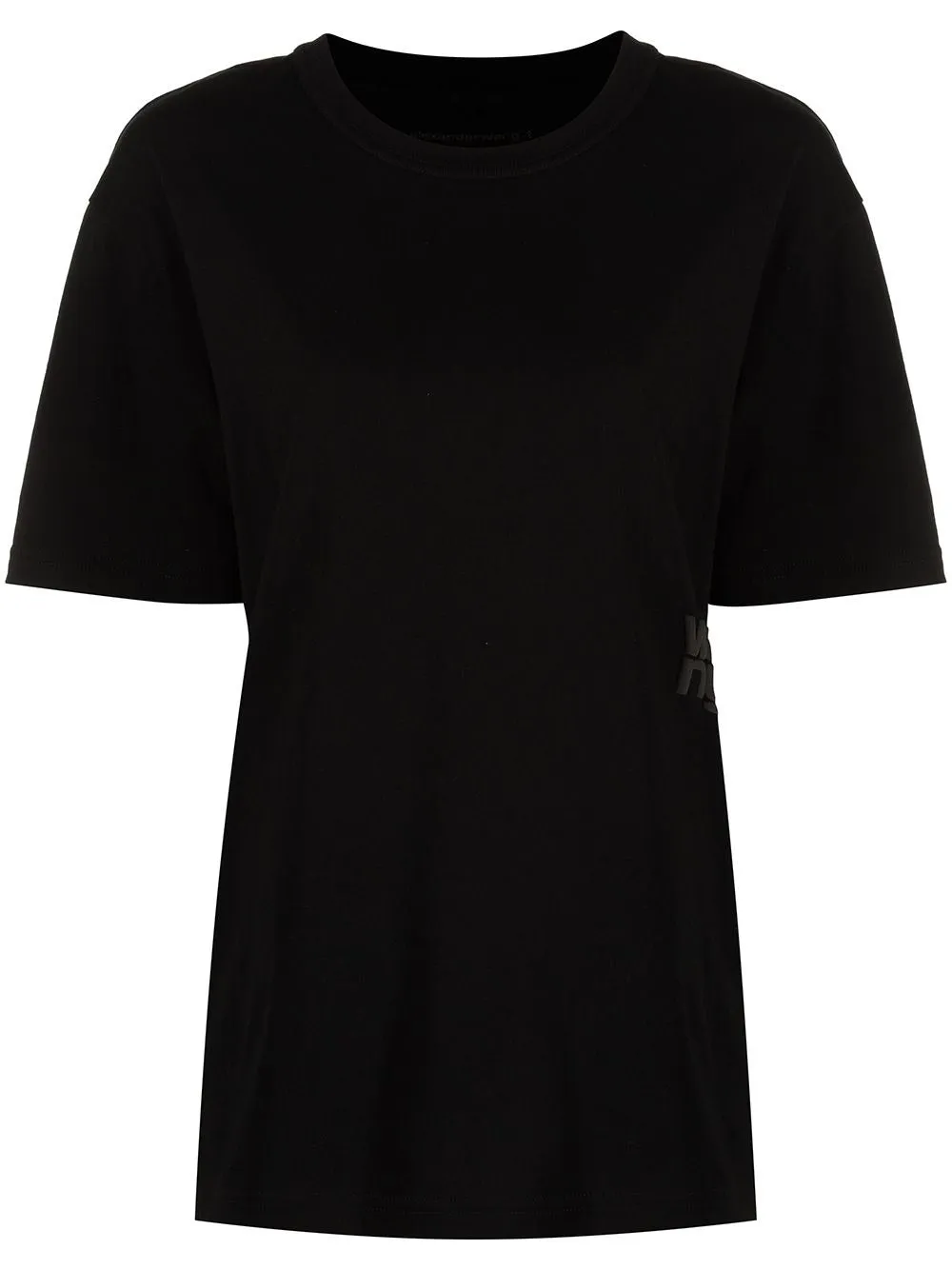 ESSENTIAL JSY S/S TEE W/ PUFF LOGO& BOUND NECK