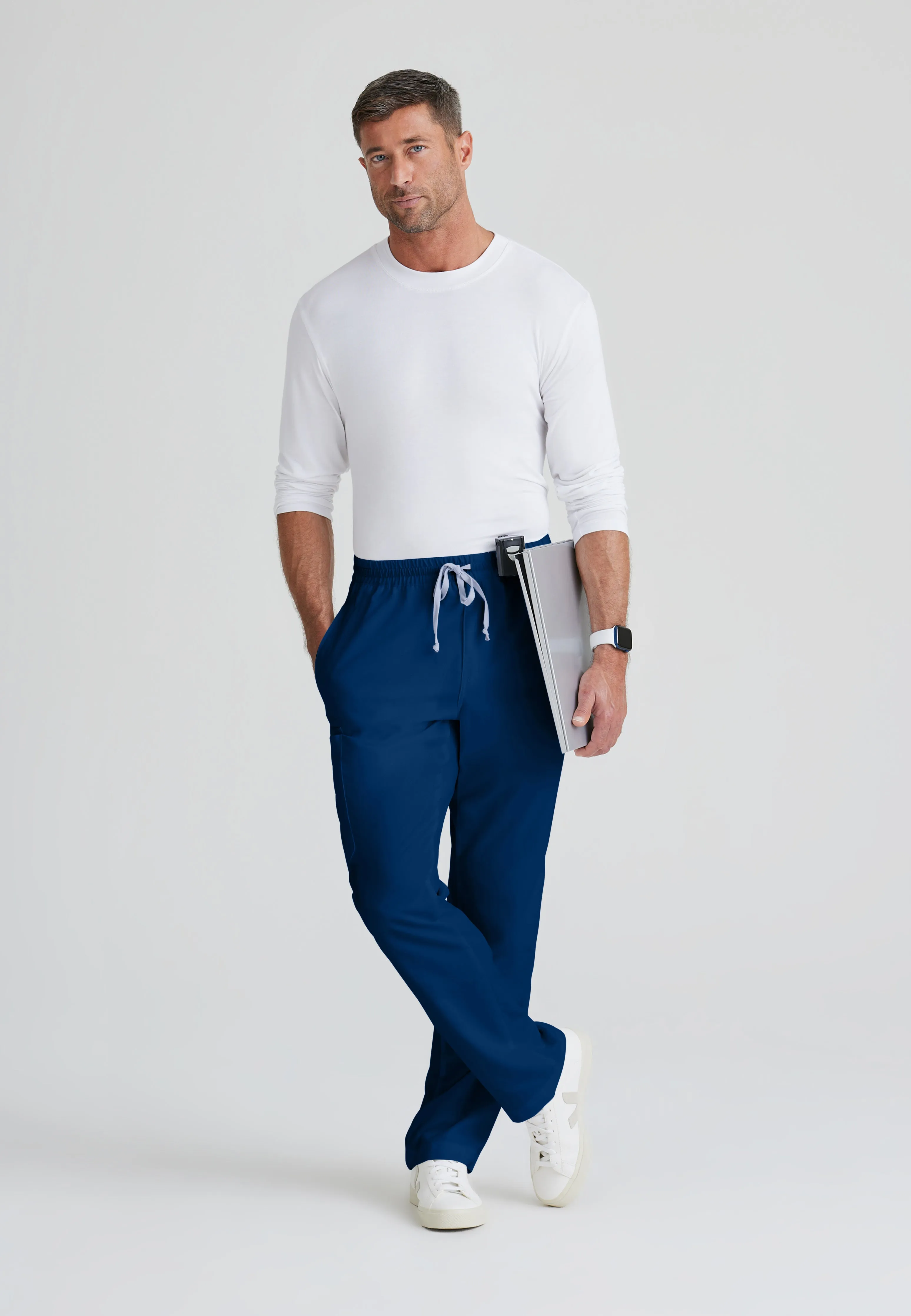 Evan 5-Pocket Zip-Fly Scrub Pant