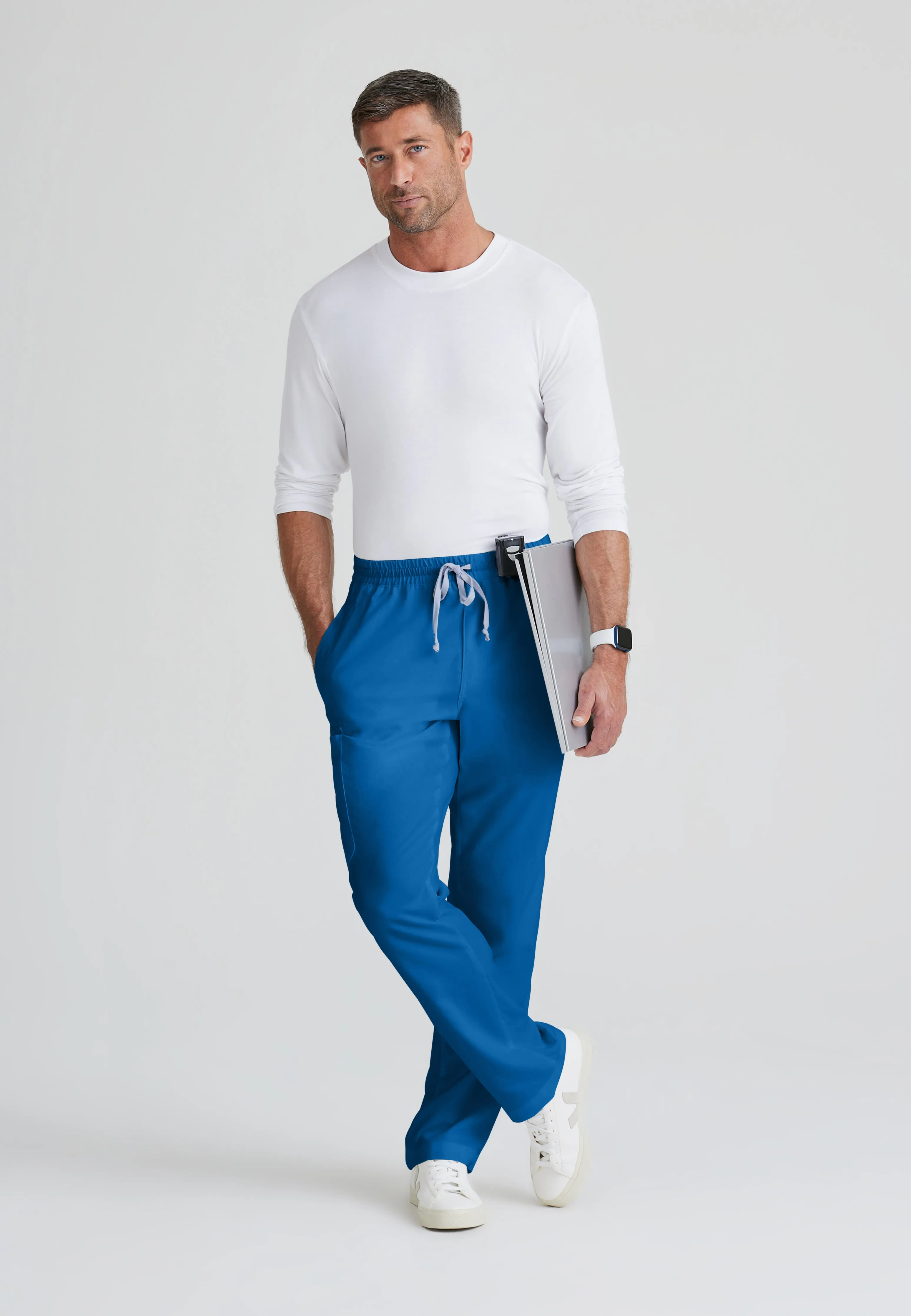 Evan 5-Pocket Zip-Fly Scrub Pant