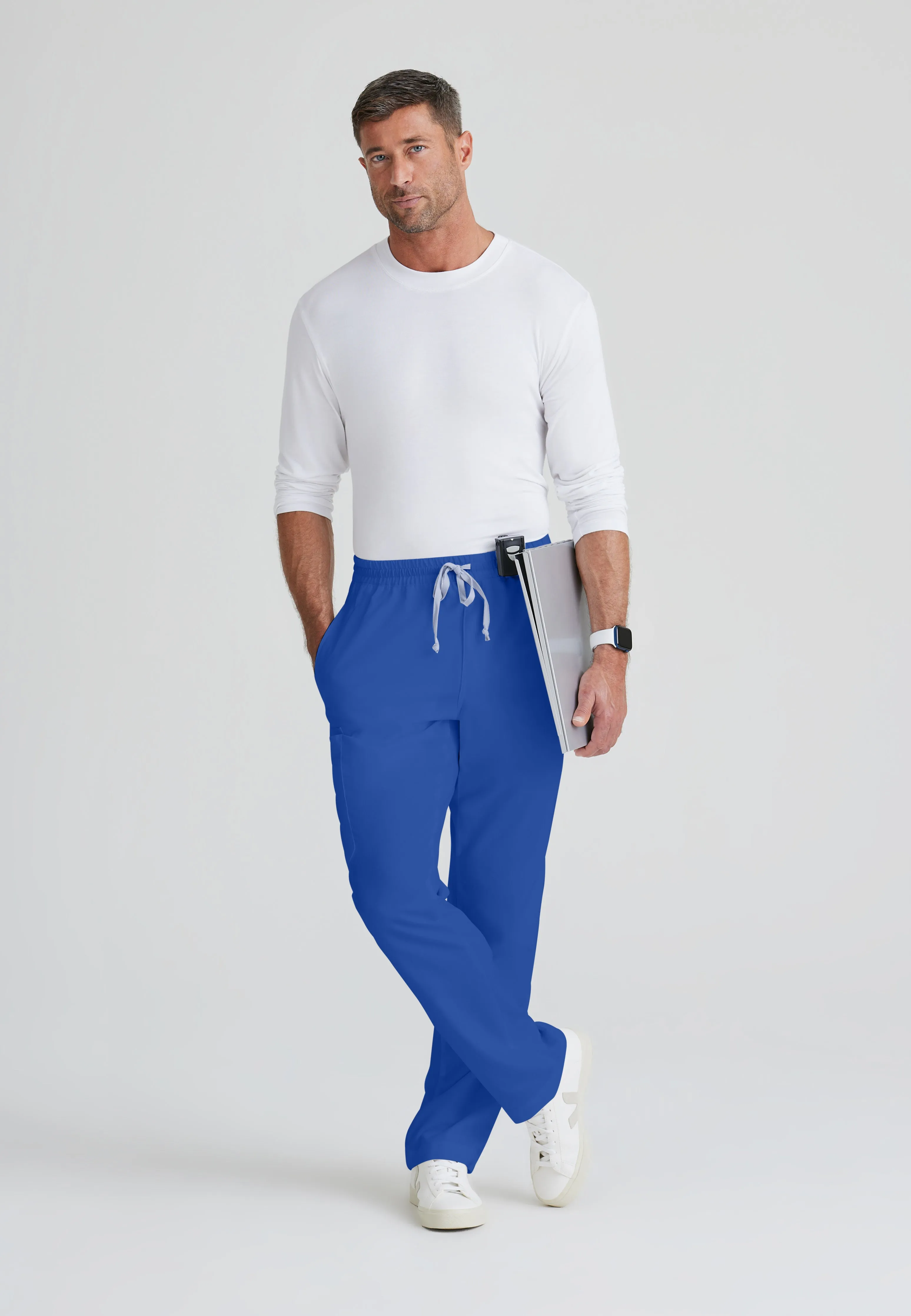 Evan 5-Pocket Zip-Fly Scrub Pant