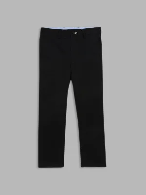 Gant Boys Black Cotton Trousers