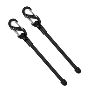 Gear Tie Clippable Twist Tie 3" - Black, 2 Pack