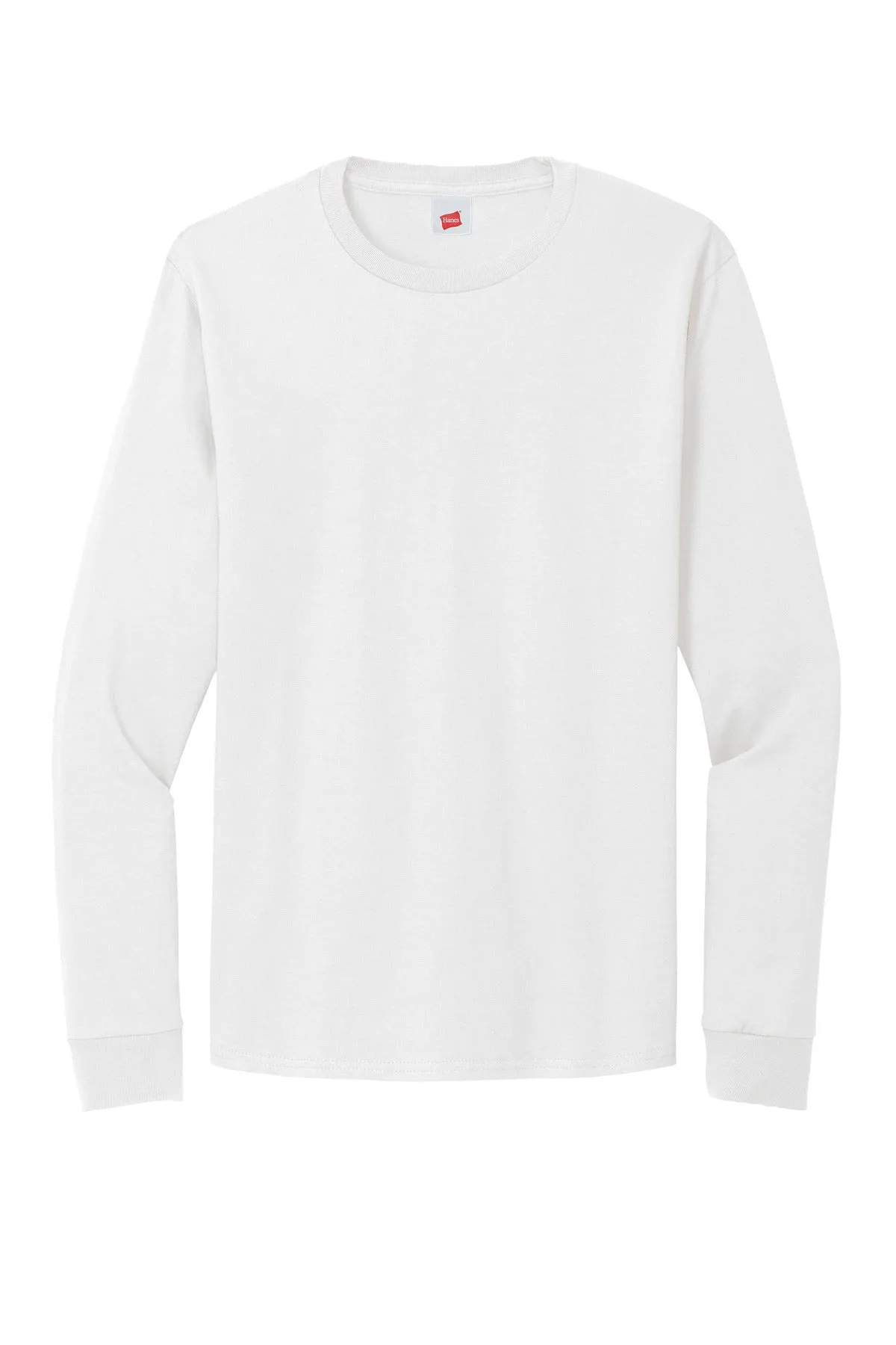 Hanes Essential-T 100% Cotton Long Sleeve T-Shirt 5286