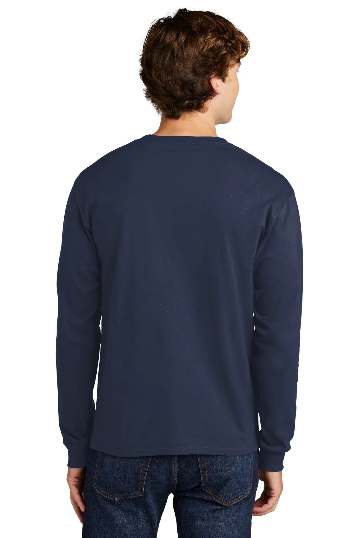 Hanes Essential-T 100% Cotton Long Sleeve T-Shirt 5286