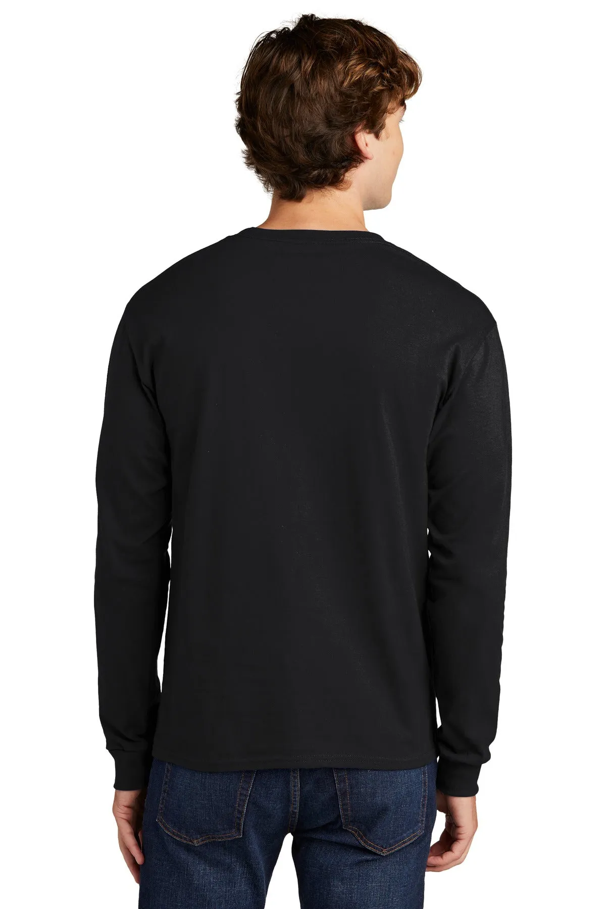 Hanes Essential-T 100% Cotton Long Sleeve T-Shirt 5286