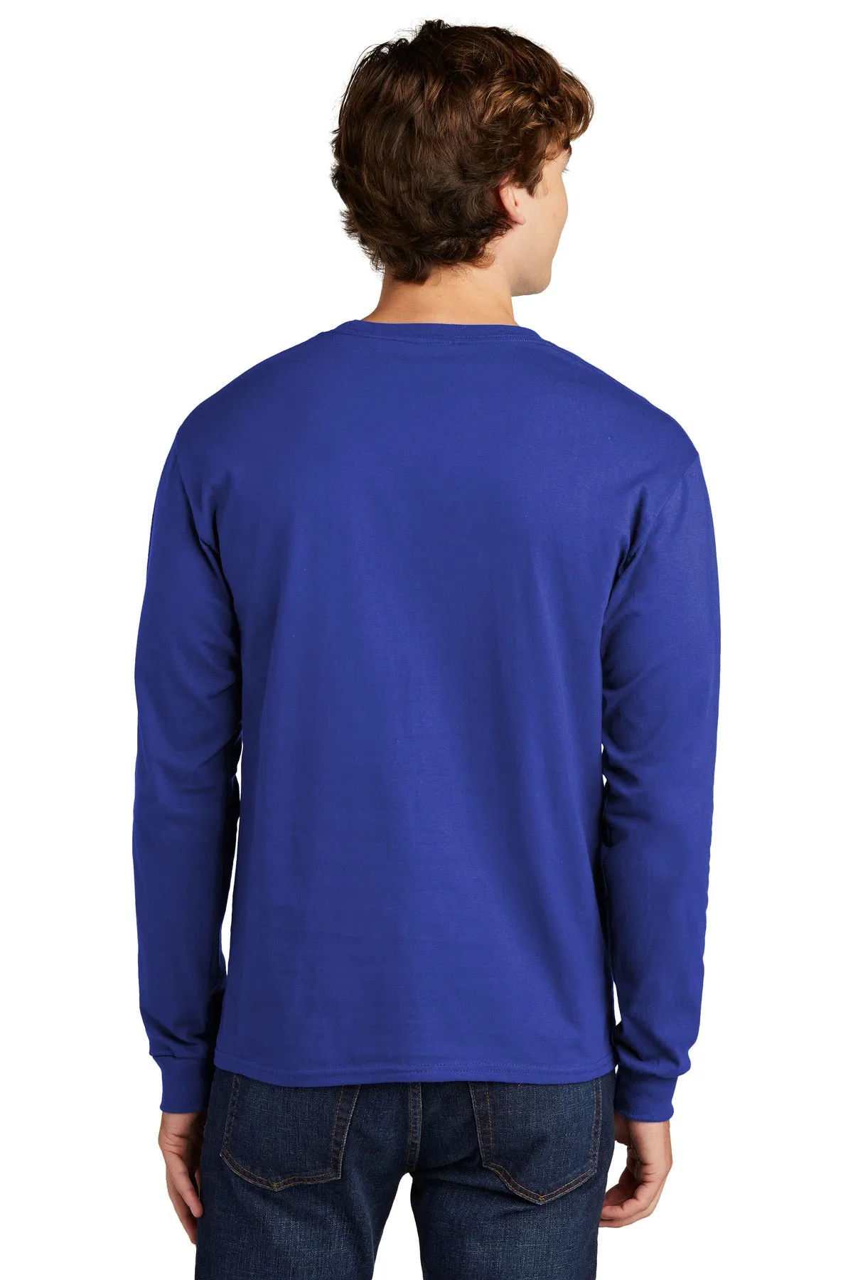 Hanes Essential-T 100% Cotton Long Sleeve T-Shirt 5286