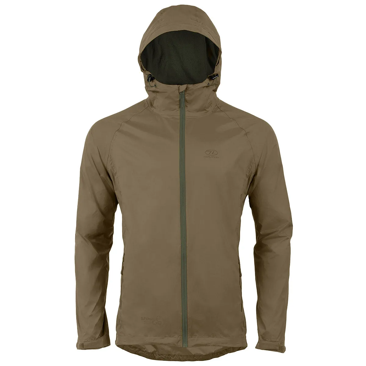 Highlander Stow & Go Waterproof Jacket Ranger Green