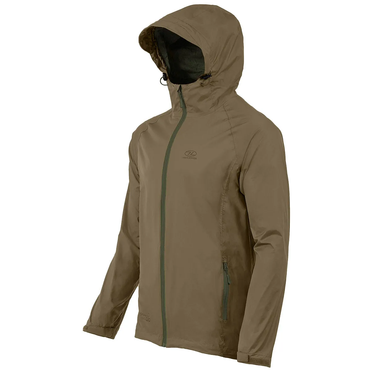 Highlander Stow & Go Waterproof Jacket Ranger Green