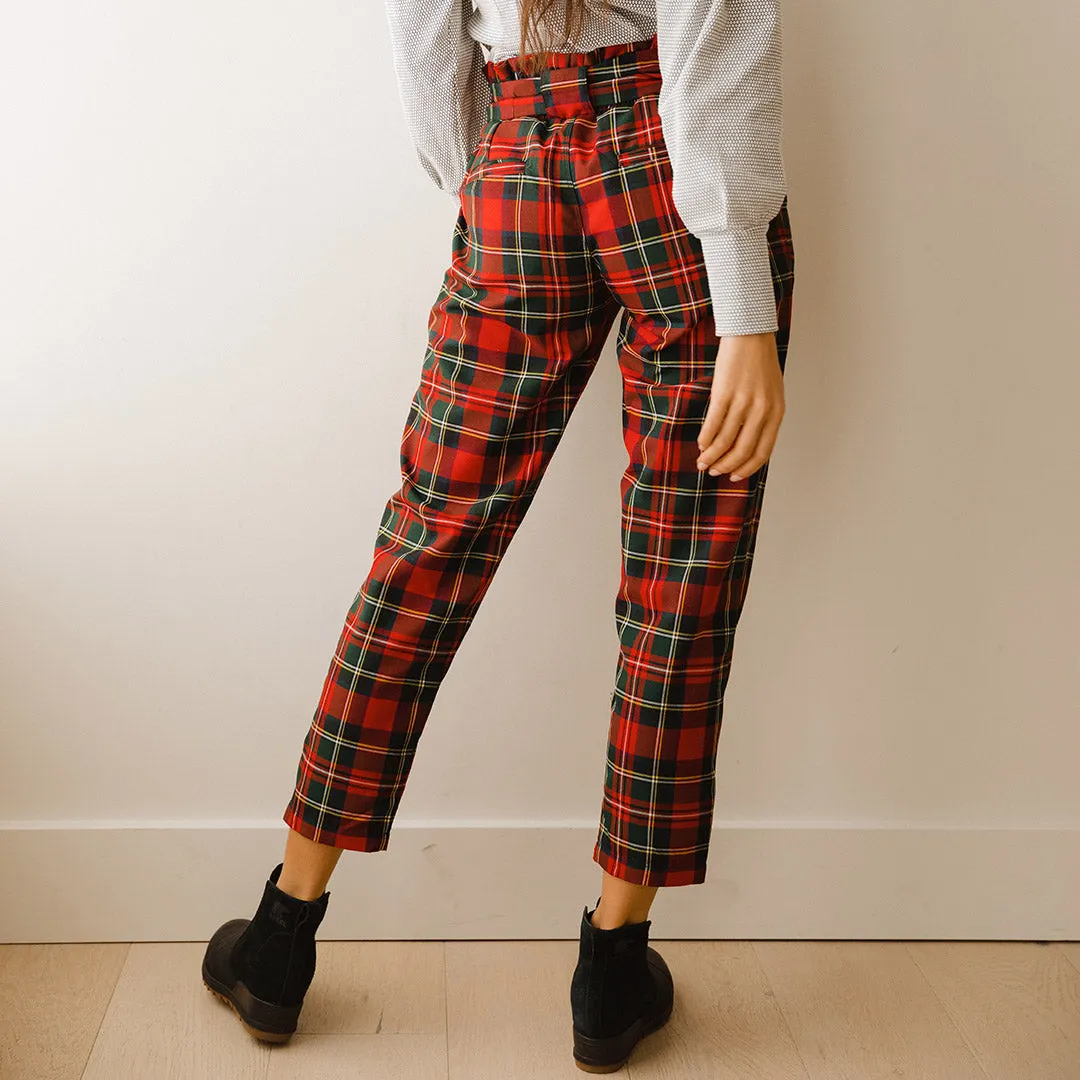 Holiday Bow Belt Capri