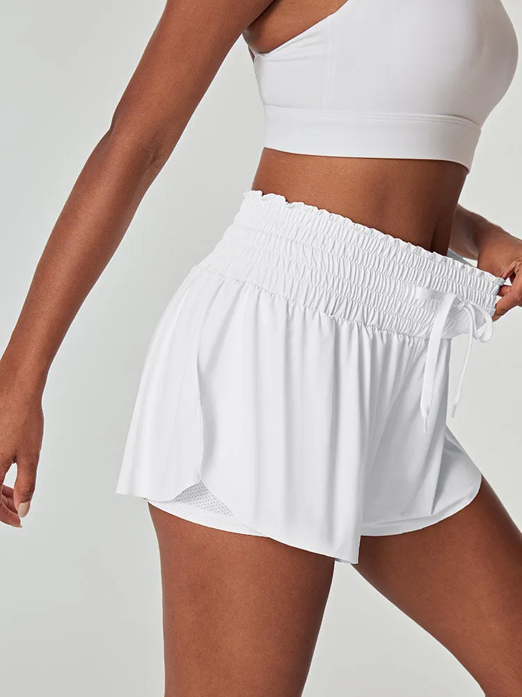 IUGA High Waist Flowy Shorts with Pockets