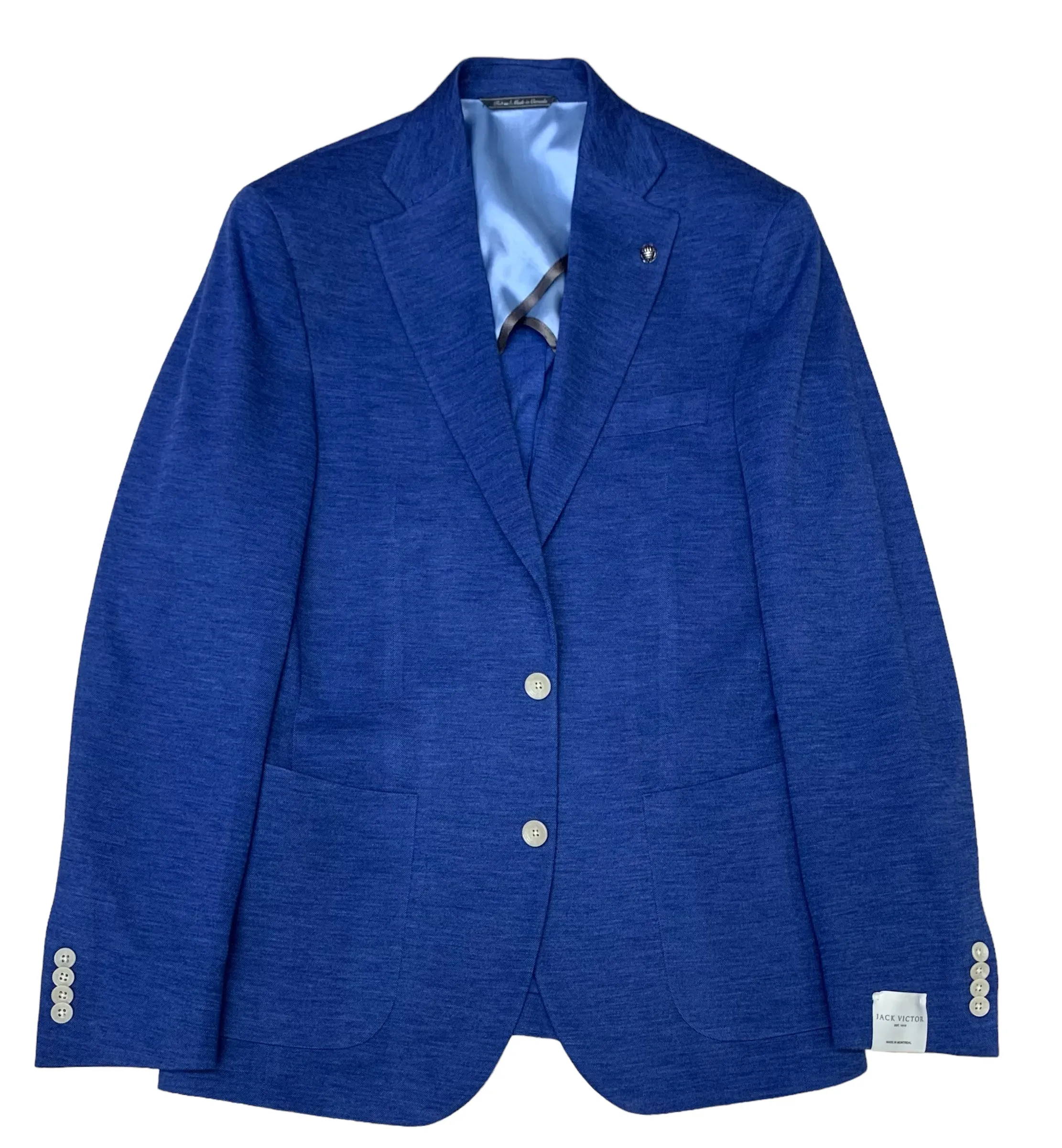 Jack Victor Luxury Knit Blazer | Blue