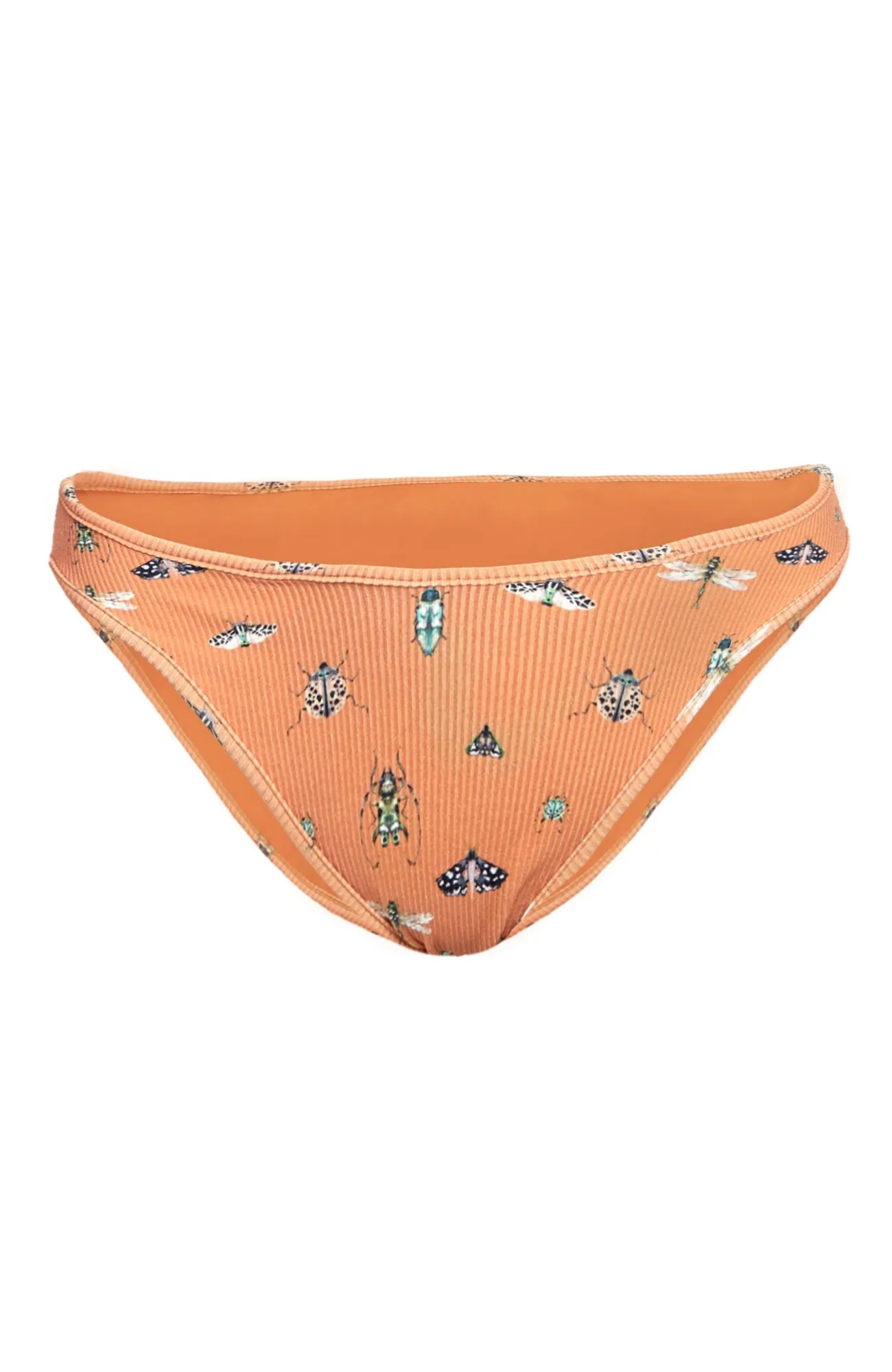 Kino Ribbed Bikini Bottom in Bugs Print by Sanlier