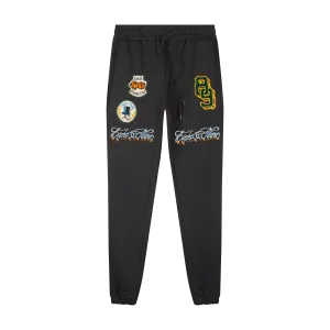 Knocks Fleece Black Jogger Sweatpant