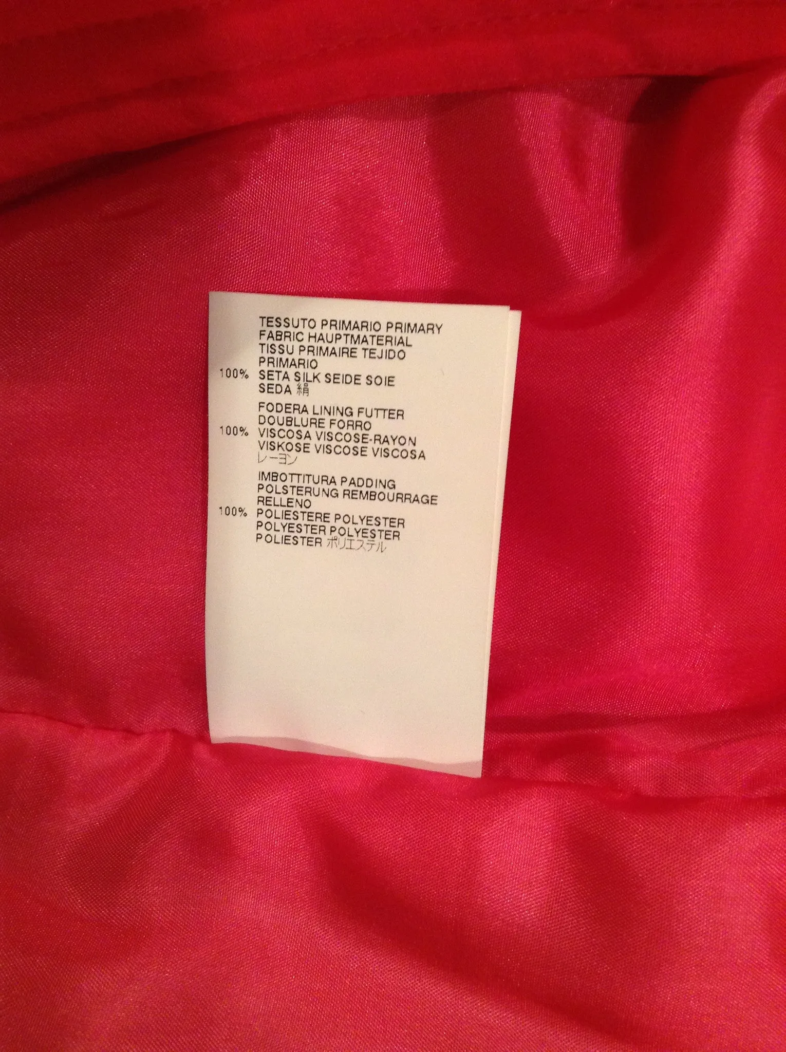 Maison Martin Margiela - Fuchsia Silk Bomber Jacket - IT 40