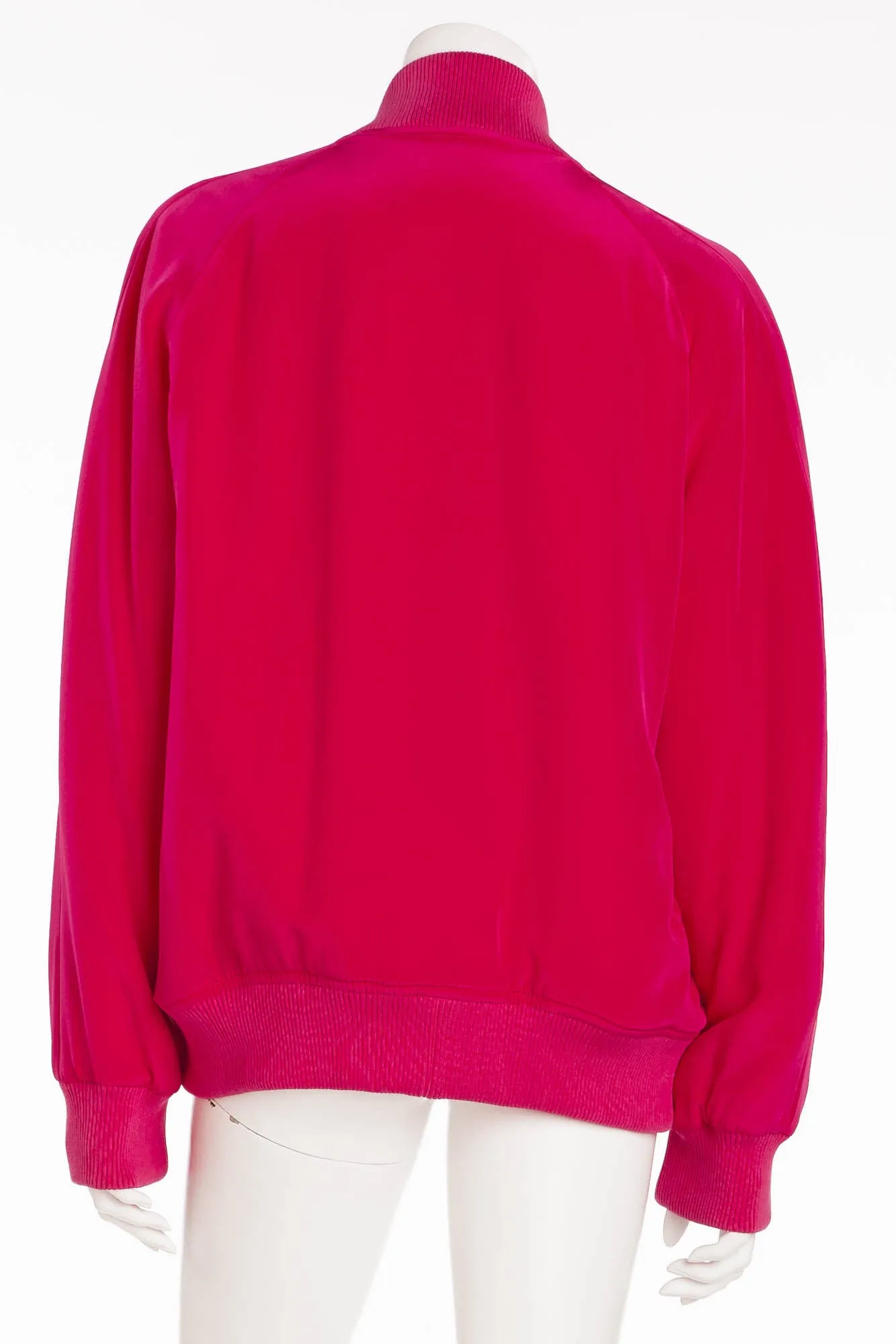 Maison Martin Margiela - Fuchsia Silk Bomber Jacket - IT 40