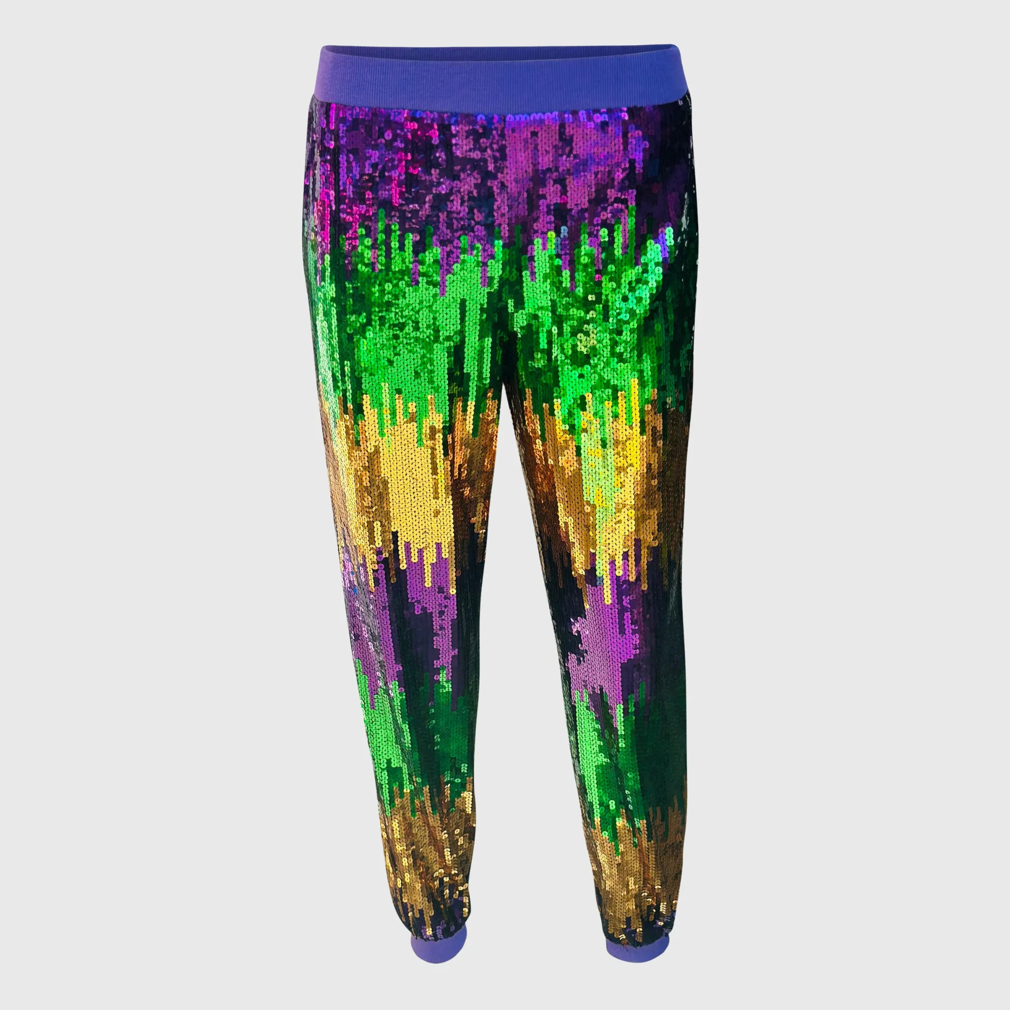 Mardi Gras Sequin Jogger Pants