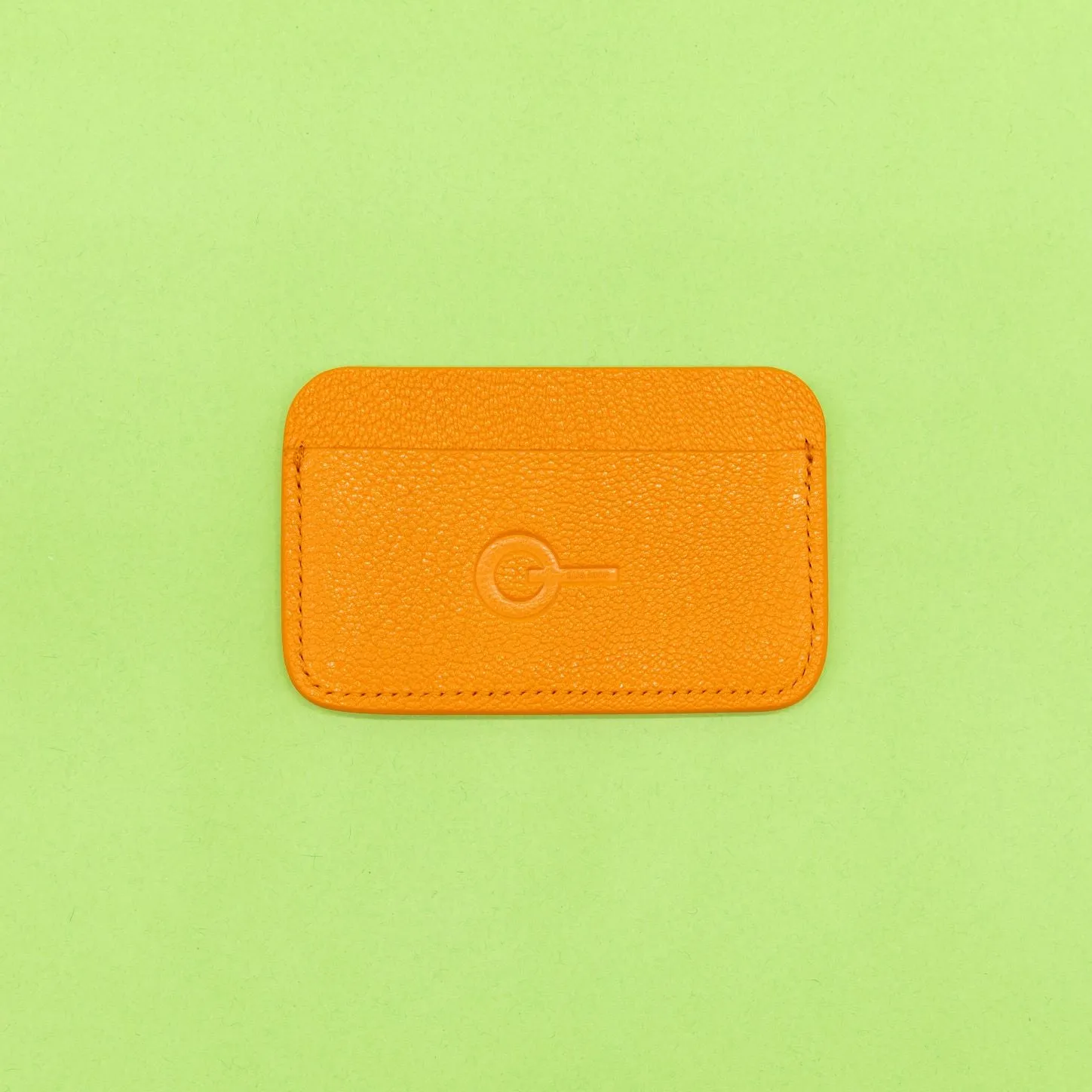 MEXICO CITY Orange Leather Wallet