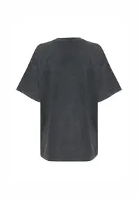 My Essential Wardrobe LisaMW Front Tee 10704900 Dark Grey Random Wash