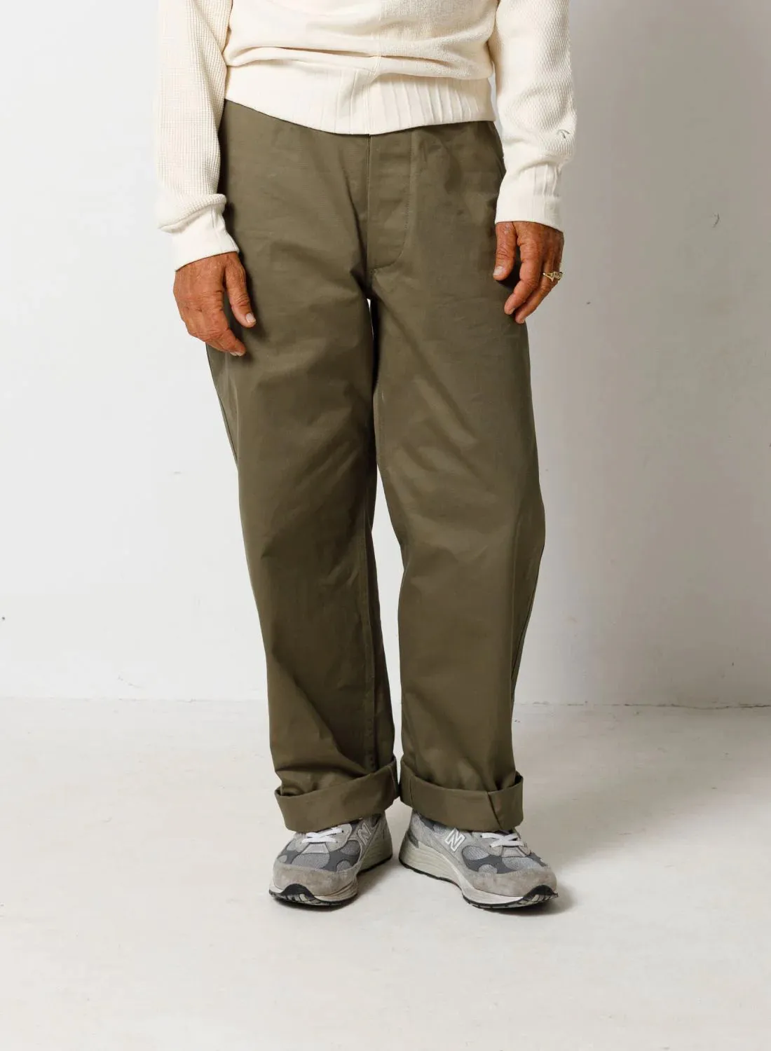 Nigel Cabourn Beige Chino Pants