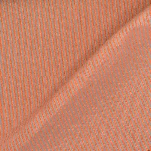 Orange/White | 1/16 Seersucker Stripe Shirting (10 Yard Roll) SKU 4732A #S96 BTR