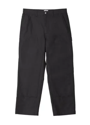 Pants Obey Big timer double knee carpenter - Black