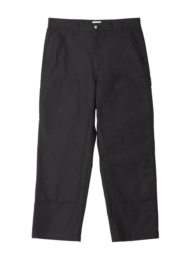 Pants Obey Big timer double knee carpenter - Black